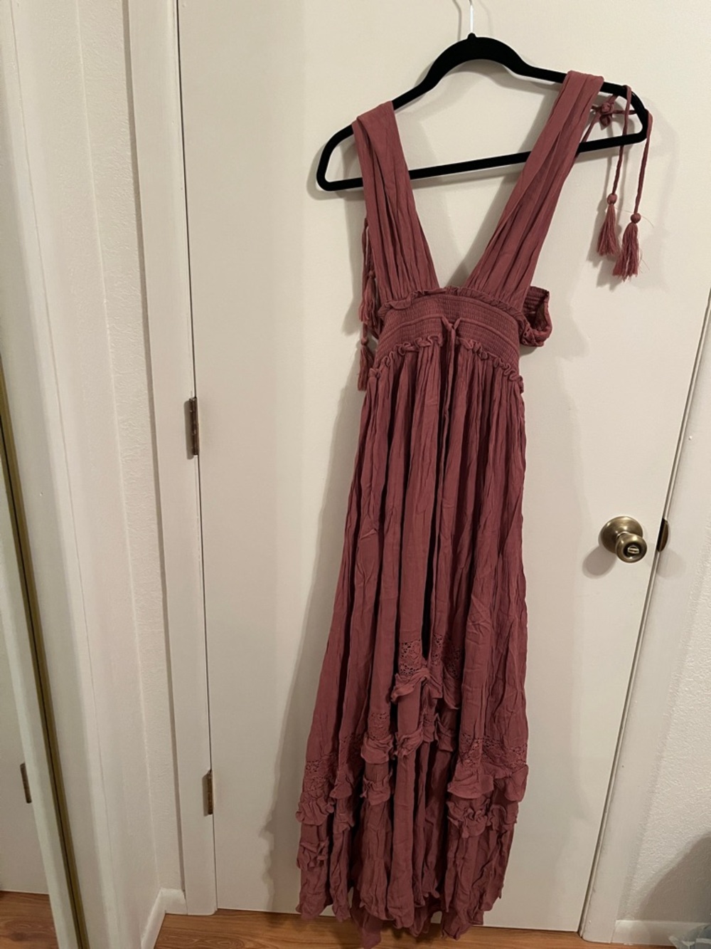 Free People Santa Maria Maxi Dress in Mauve - Picture 6 of 8